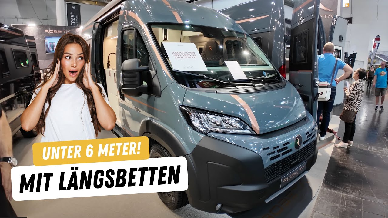 WOHNMOBIL KASTENWAGEN CAMPERVAN 2026 Robeta Kronos 69.690 € Business im Kastenwagen MIT LÄNGSBETTEN