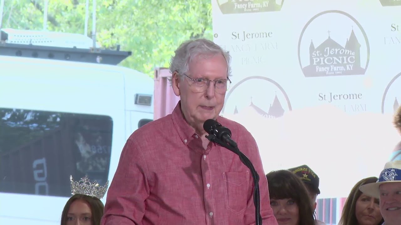 FOX 56 LIVE at Fancy Farm - Sen. Mitch McConnell speaks