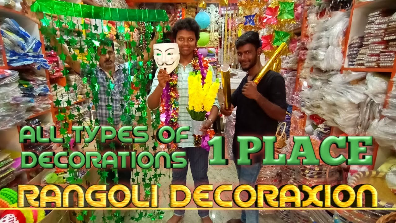 DECORATIVE ITEMS IN MADURAI I RANGOLI DECORAXION MADURAI | #014