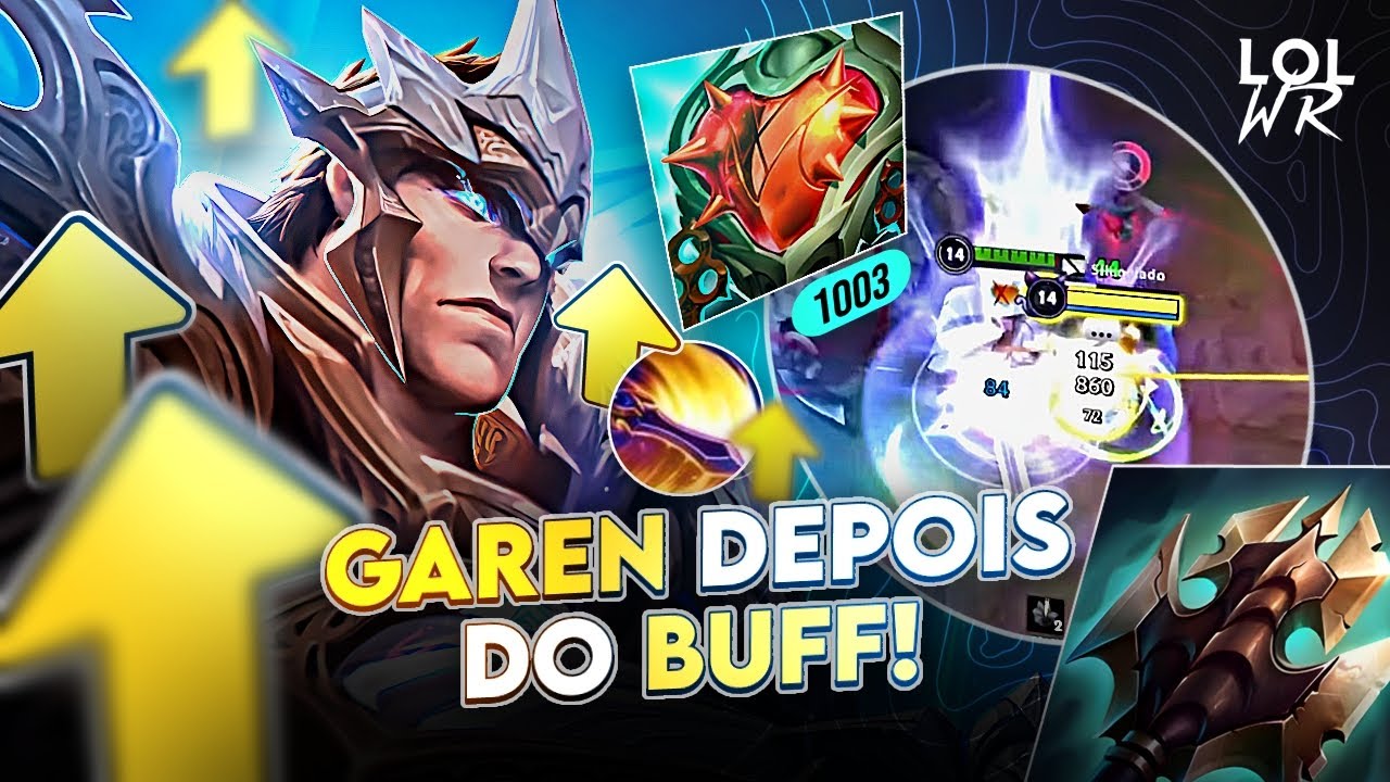 Peguei GAREN contra uma composição FULL AD e... só precisei andar pra frente?! 🤣 | LoL Wild Rift
