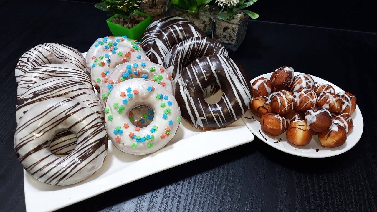 دونات هشة خفيفة ولذيذة جدا 🍩 حضروها بالبيت بأبسط المكونات مثل دونات المحلات | Donuts 👌
