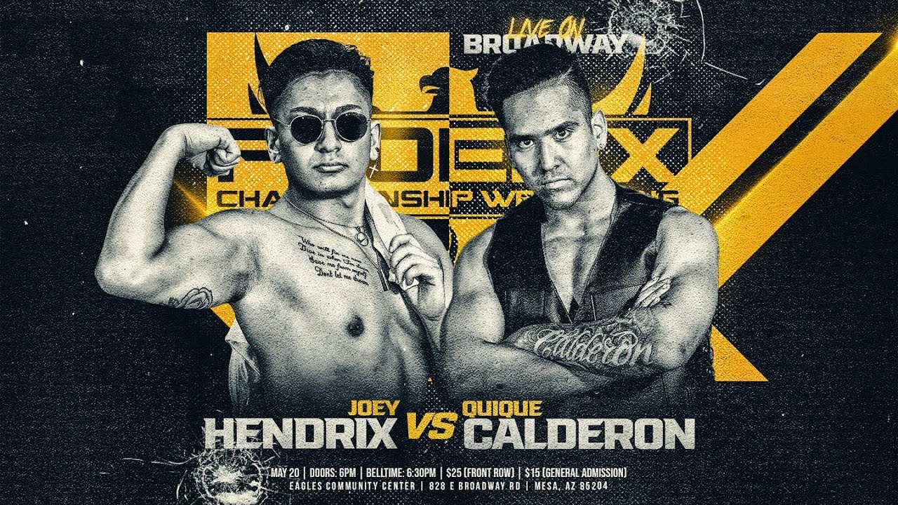 Joey Hendrix vs. Quique Calderon | 5/20/2023 | PCWAZ: Live on Broadway