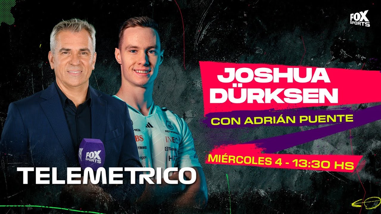 FÓRMULA 1: Adrián Puente con Joshua Dürksen, piloto reserva de la escudería MERCEDES || EN VIVO