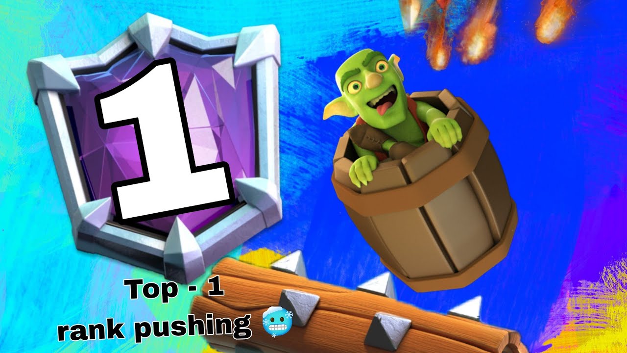 Top 1🥶 leader with Level 22 account 🤯#shorts #clashroyale