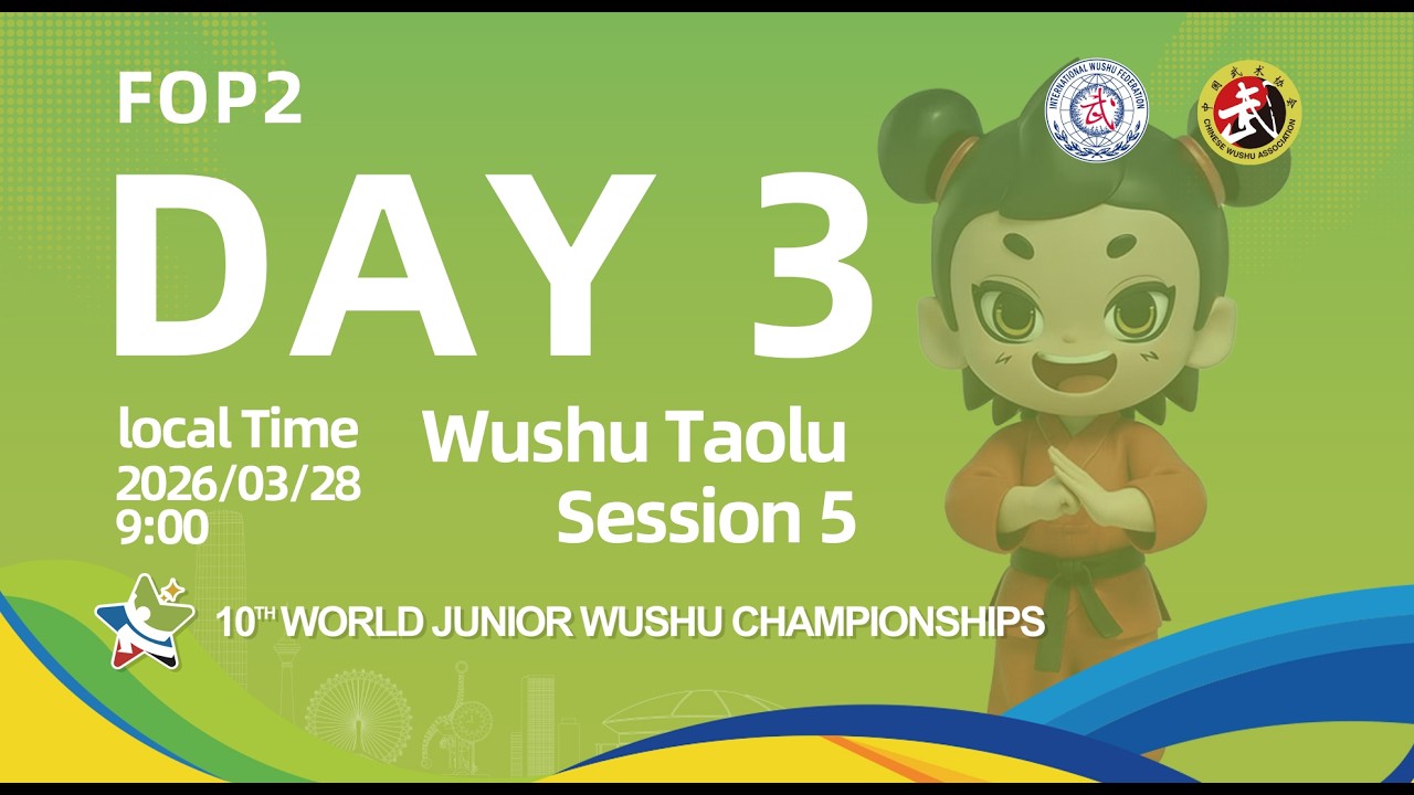 10th World Junior Wushu Championships Day 3 Taolu 2-Session 5