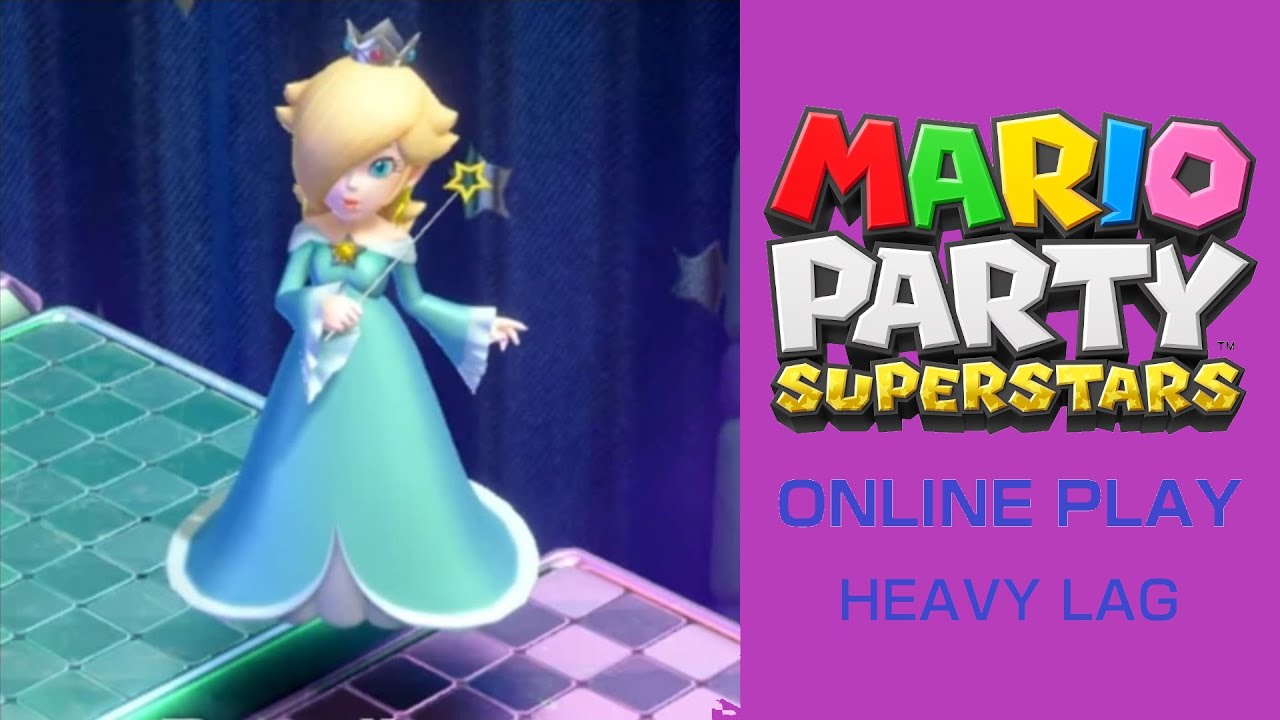 Heavy LAG in online Mario Party...