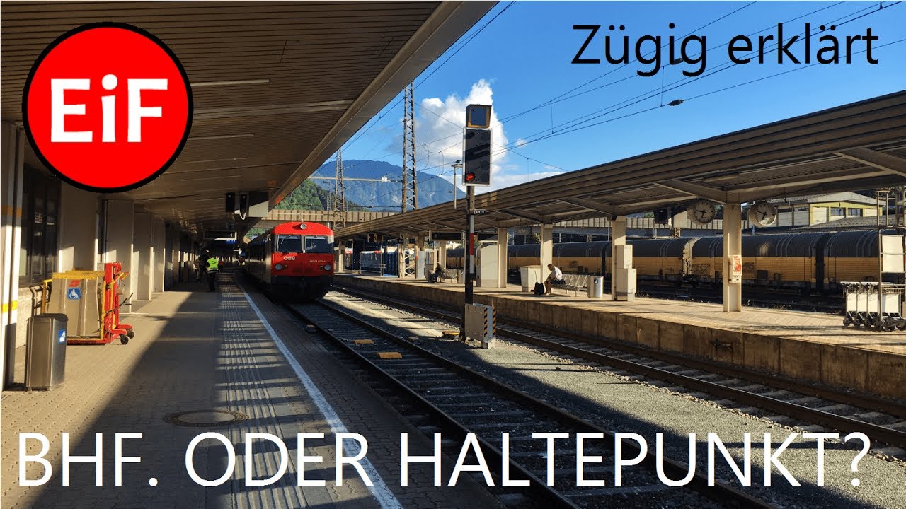 EiF | Zügig erklärt - Bahnhof oder Haltepunkt?