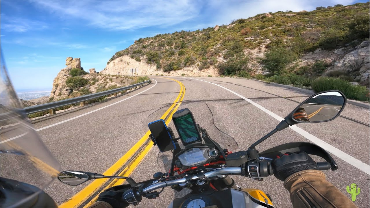 Moto Guzzi V85TT Ride to Mt. Lemmon with New GoPro   4K
