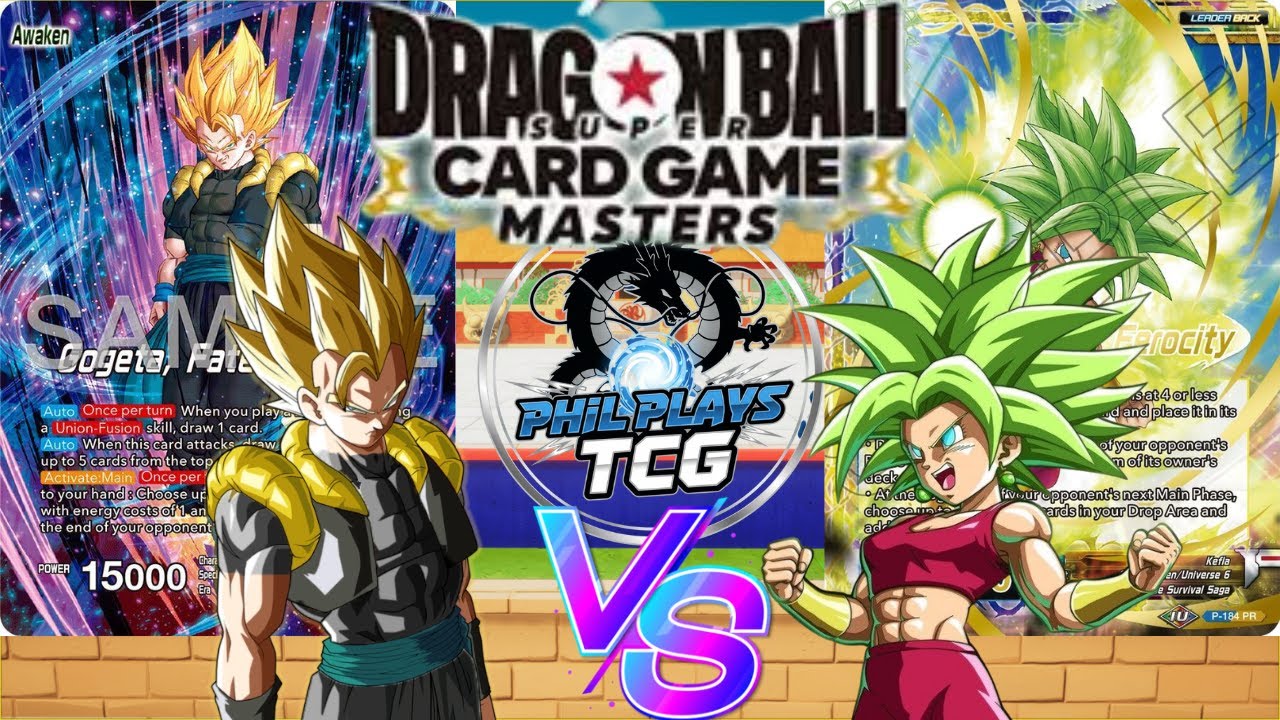 Чёрный Ксено Гогета против Синего/Жёлтого Келфы! Геймплей Dragonball Super Masters.