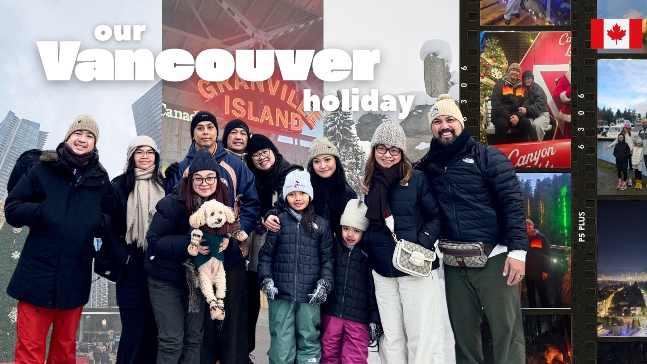 Our Vancouver Vacation Begins | Part 1 Travel Vlog x Capilano Suspension Bridge🇨🇦