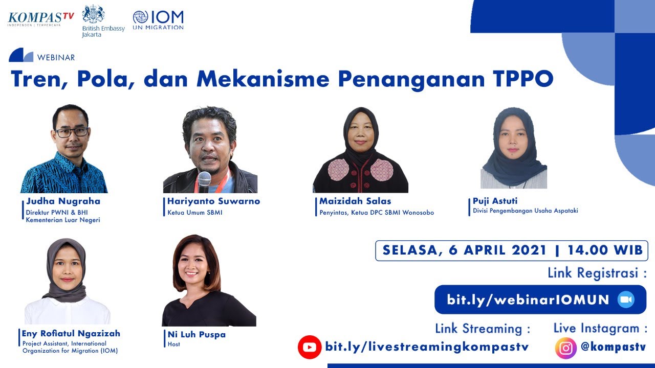 LIVE - Tren, Pola, dan Mekanisme Penanganan TPPO - WEBINAR