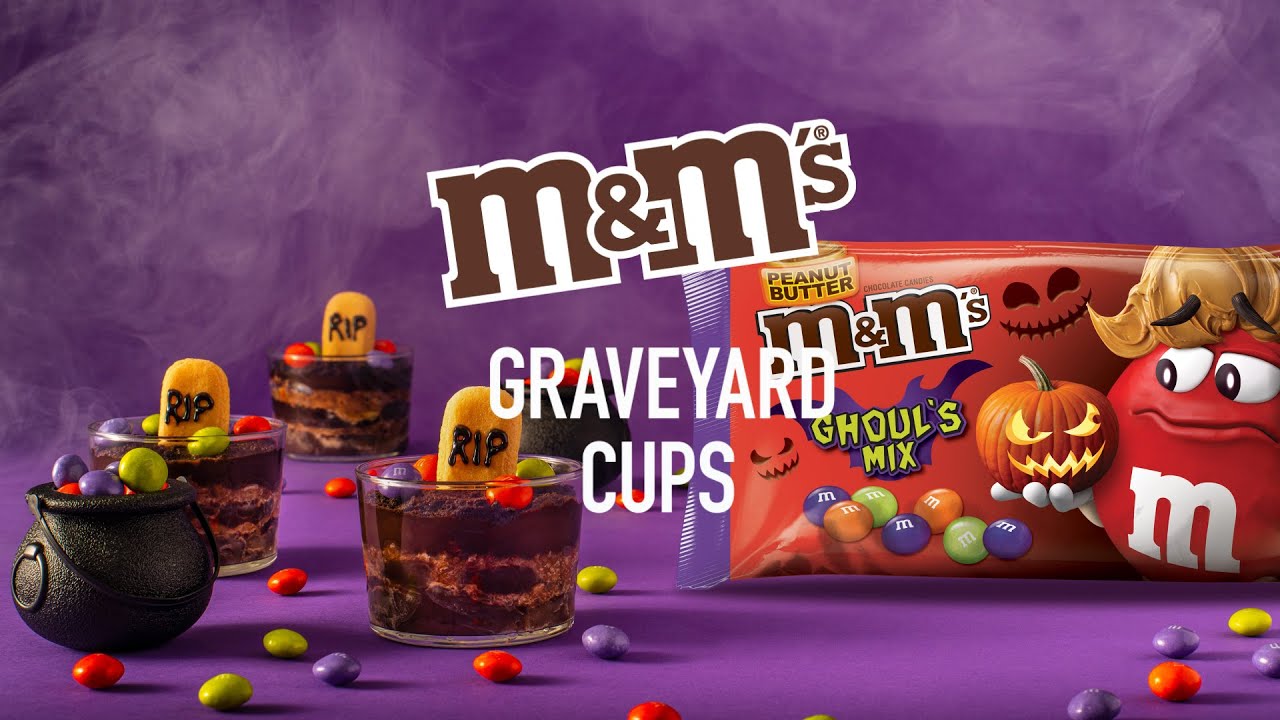 M&M'S Graveyard Cups