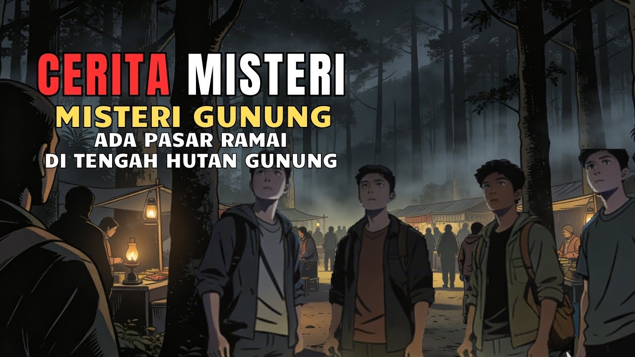 MISTERI - PASAR DI TENGAH HUTAN GUNUNG… SAAT DIDEKATI SEMUANYA HILANG - CERITA MISTERI