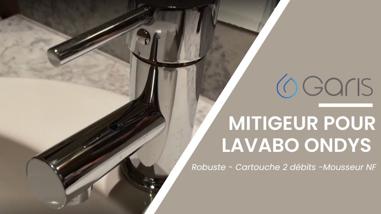Robuste et design, d&eacute;couvrez notre mitigeur pour lavabo ONDYS !