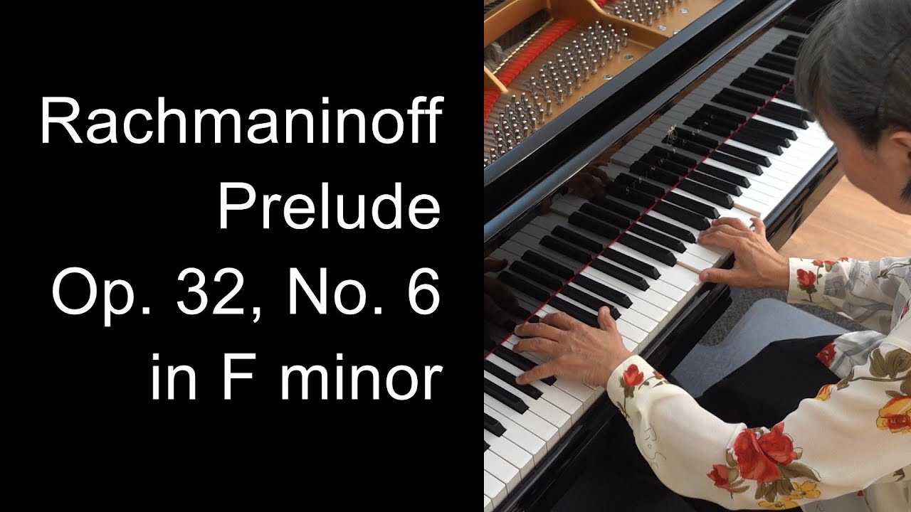 Rachmaninoff Prelude, Opus 32 No. 6: Machiko Yamane Musgrave plays classical music on the piano.
