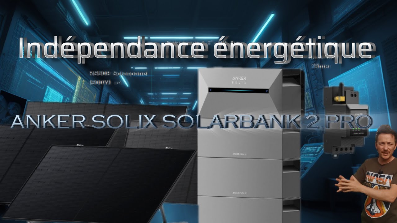 Anker Solix Solarbank  2 Pro . PARFAIT POUR L'AUTOCONSOMMATION DU SURPLUS SOLAIRE