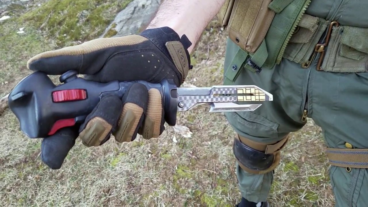 Titanfall Data Knife - Completed Build with Lights and Sound