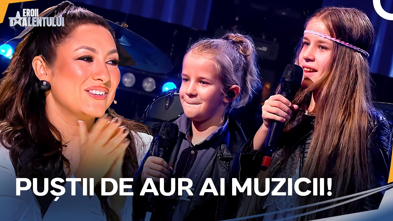 Pustiul Rocker Și Sora Pianistă Au Zguduit Scena! |  Rom&acirc;nii au Talent