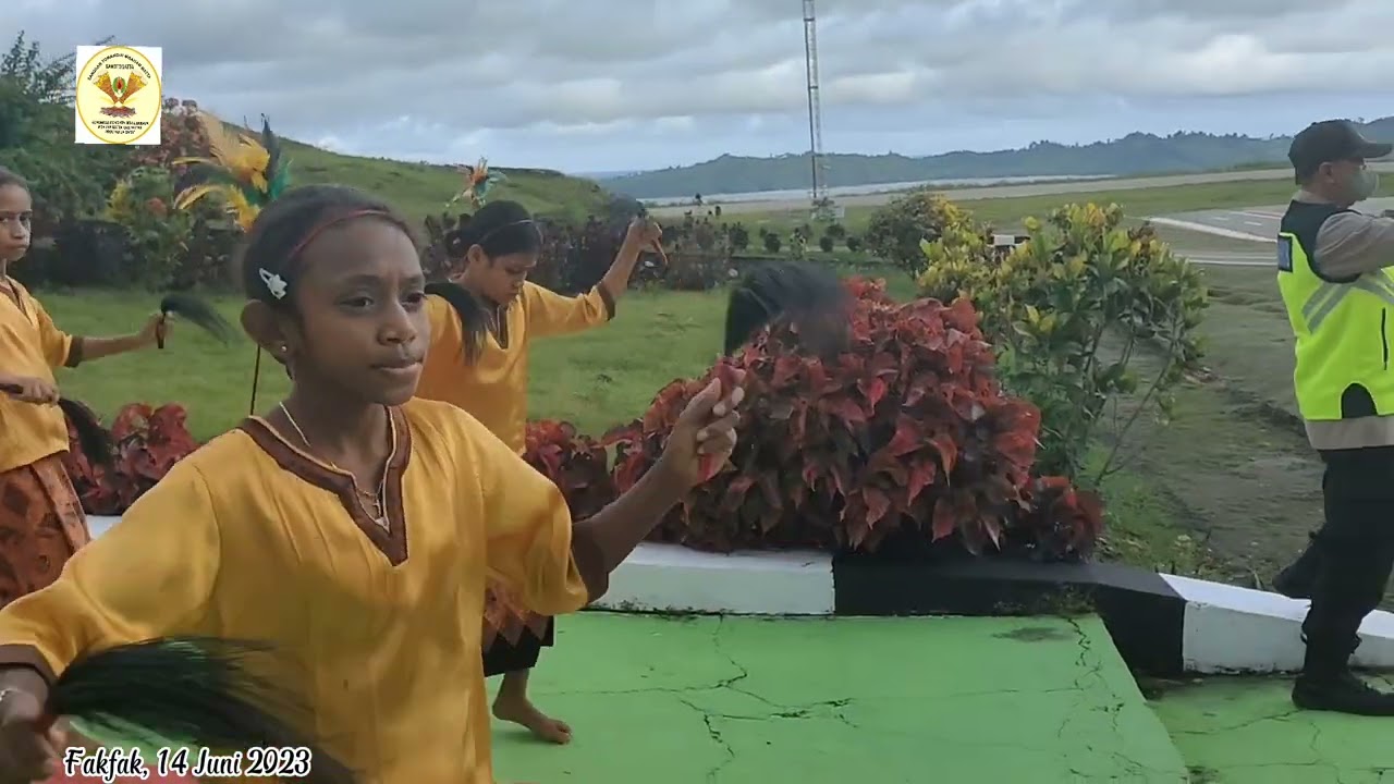 Penjemputan Ketua Pengadilan  Tinggi  Papua Barat