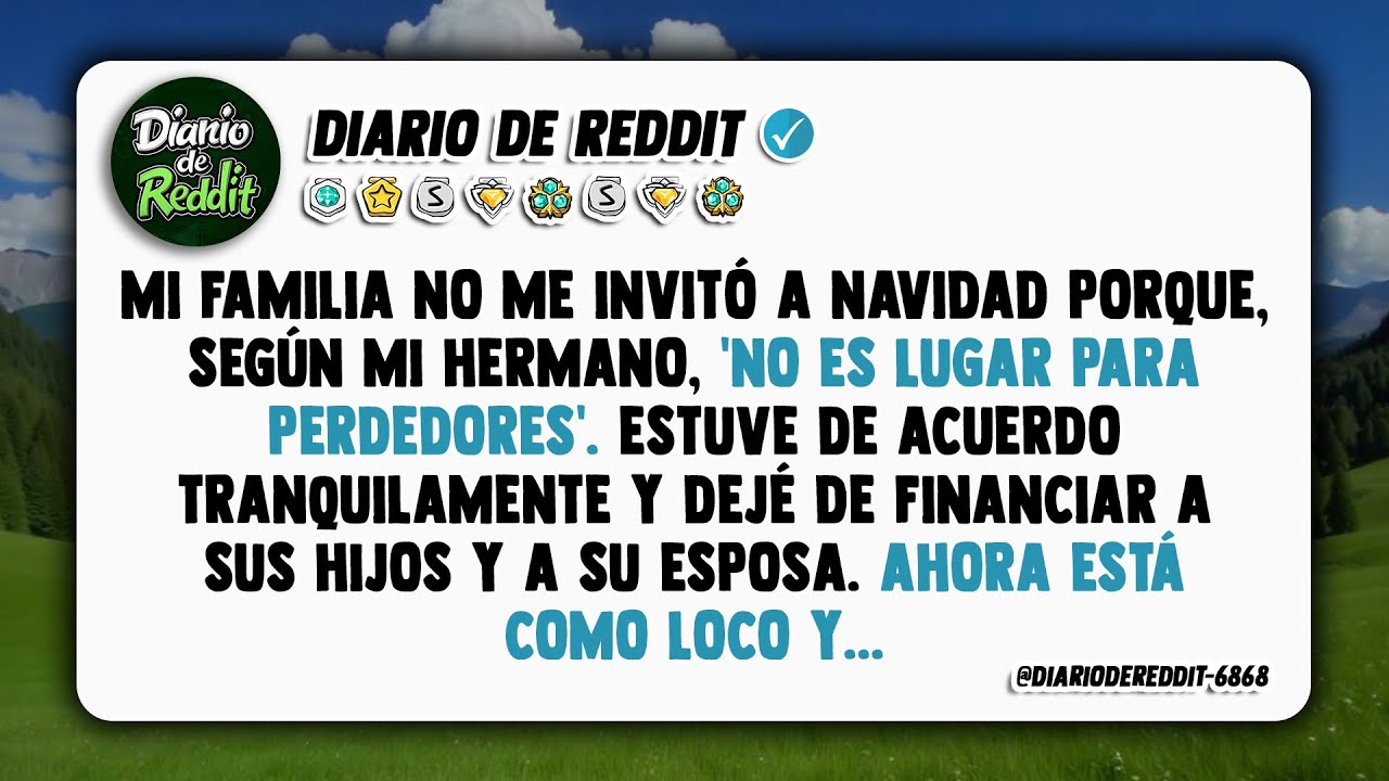 Mi familia no me invitó a Navidad porque 