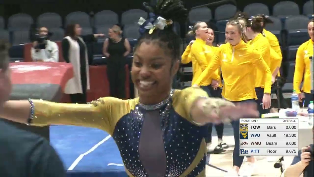 Pitt Towson & WMU at West Virginia Meet 3-3-24 720p60