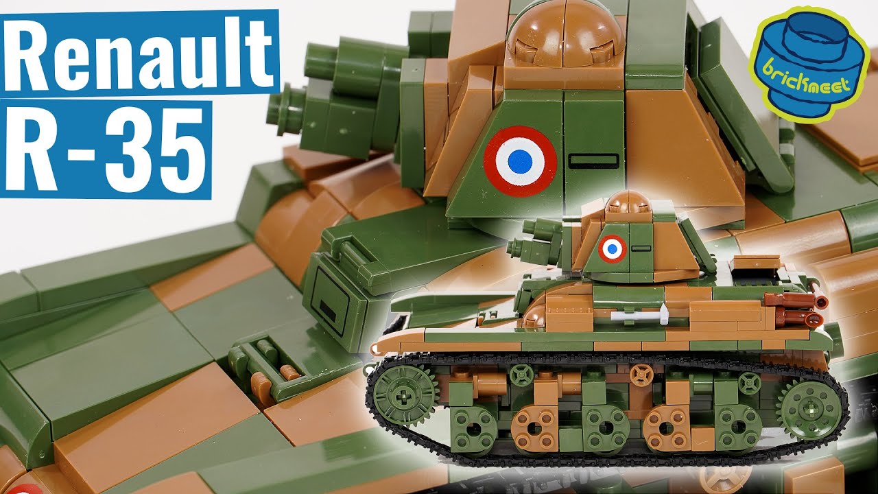 Renault R35 - Light French Infantry Tank - COBI 2553 (Speed Build Review)