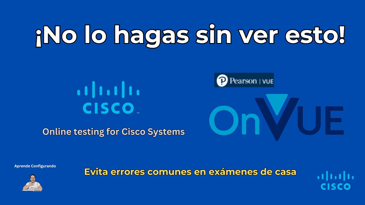 Lo que DEBES Saber Antes de presentar tu Examen de Certificación en Casa con Pearson Vue