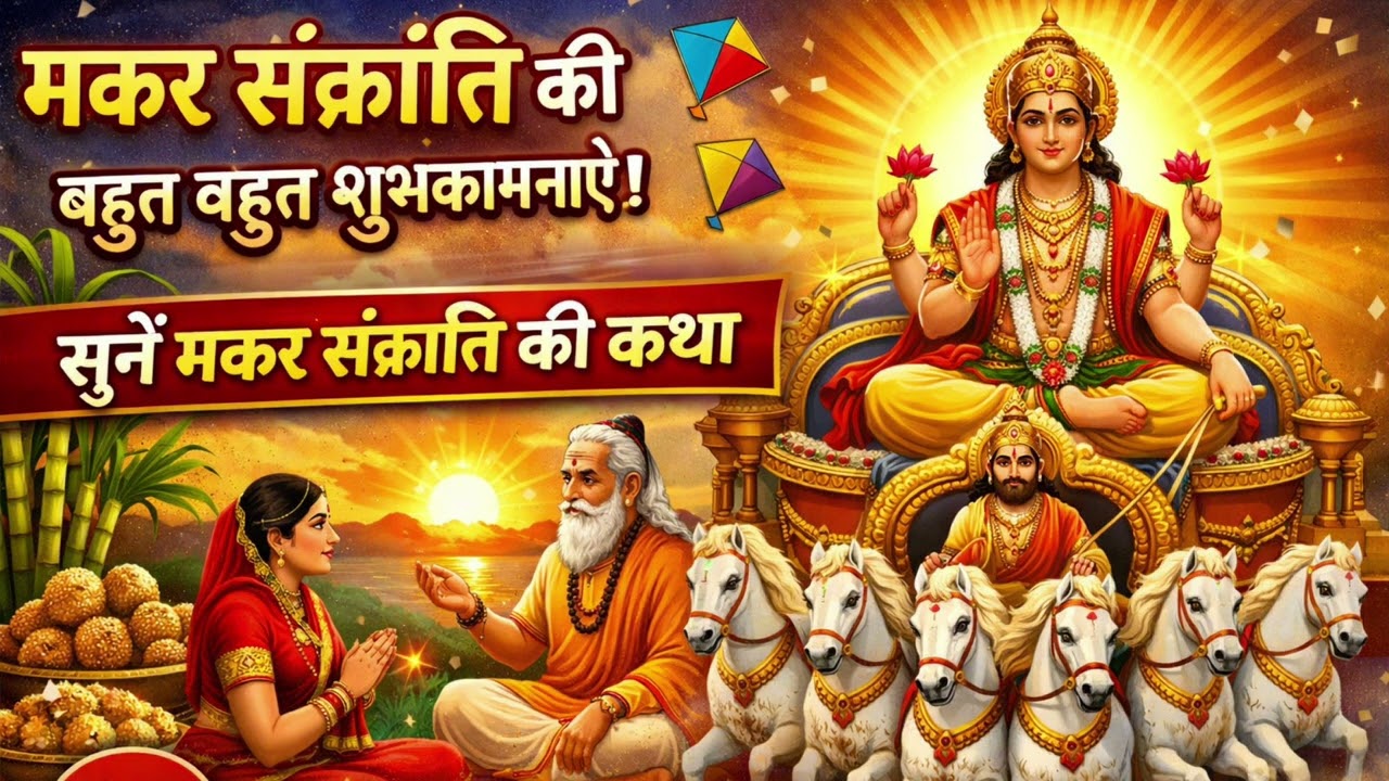 मकर संक्रांति की कथा | सूर्य देव की कृपा से बदल जाती है किस्मत | Makar Sankranti Katha