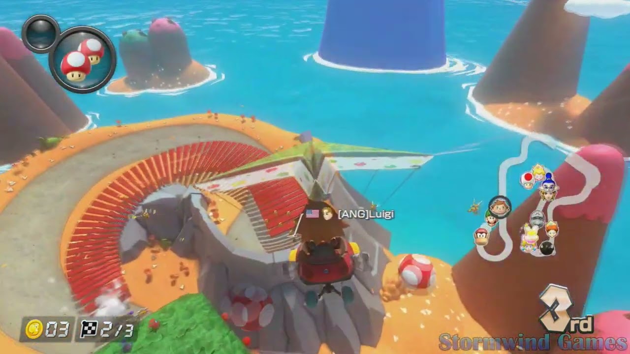 Mario Kart 8 Deluxe - Friendly Races (Part 56) | Stormwind Games