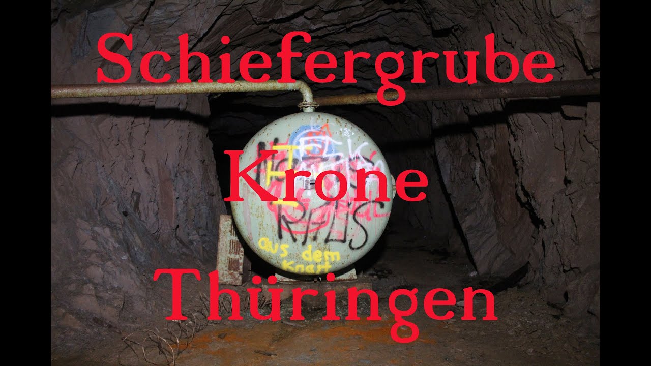 Erkundung der längst verlassenen Schiefergrube  Krone Unterweissbach , Lost Place Urbex