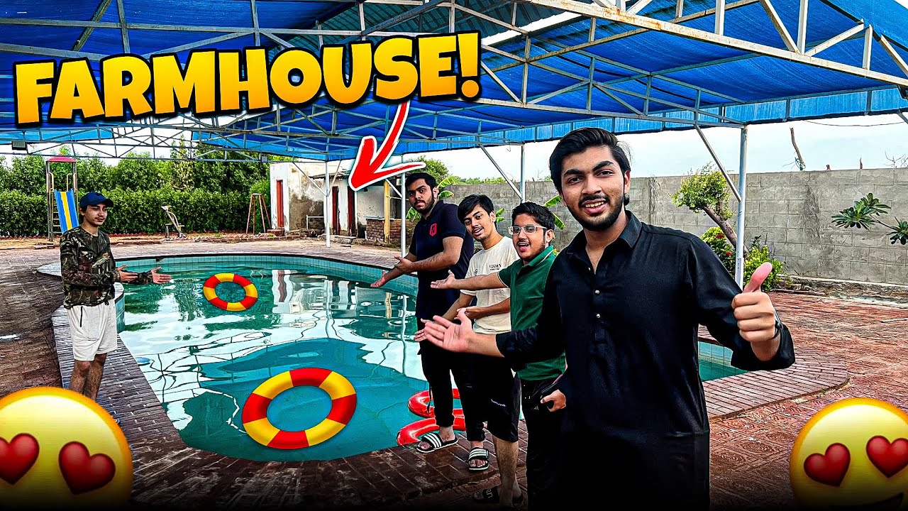 Aaj dosto ke sath farm house chale gaye maza a Gaya 😂😍