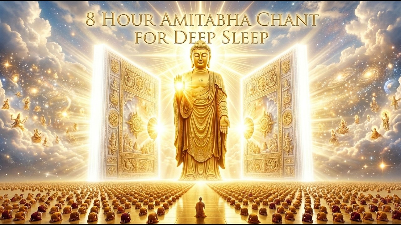 Niệm Nam Mô A Di Đà Phật Ngủ Sâu 8 Giờ – 8 Hour Amitabha Chant for Deep Sleep