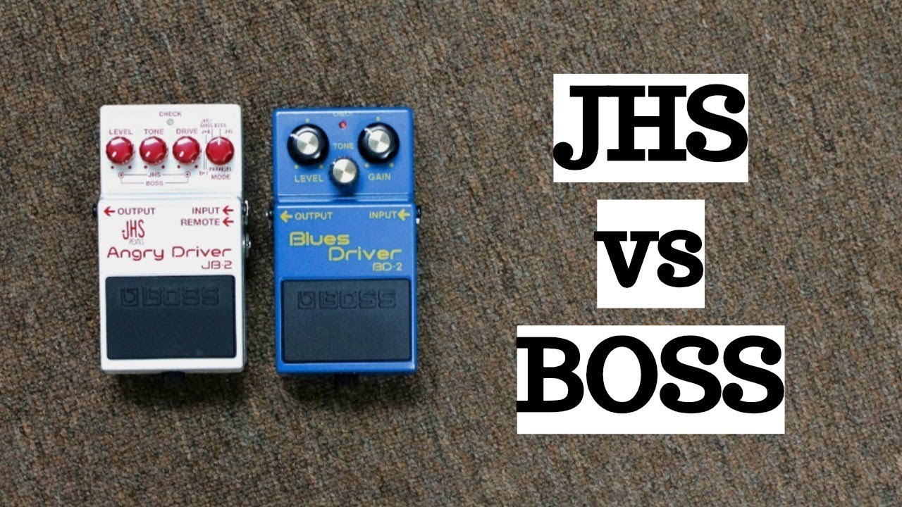 JHS vs BOSS: Boss JB-2 Angry Driver vs Boss BD-2 Blues Driver Comparison (JB2 vs BD2)