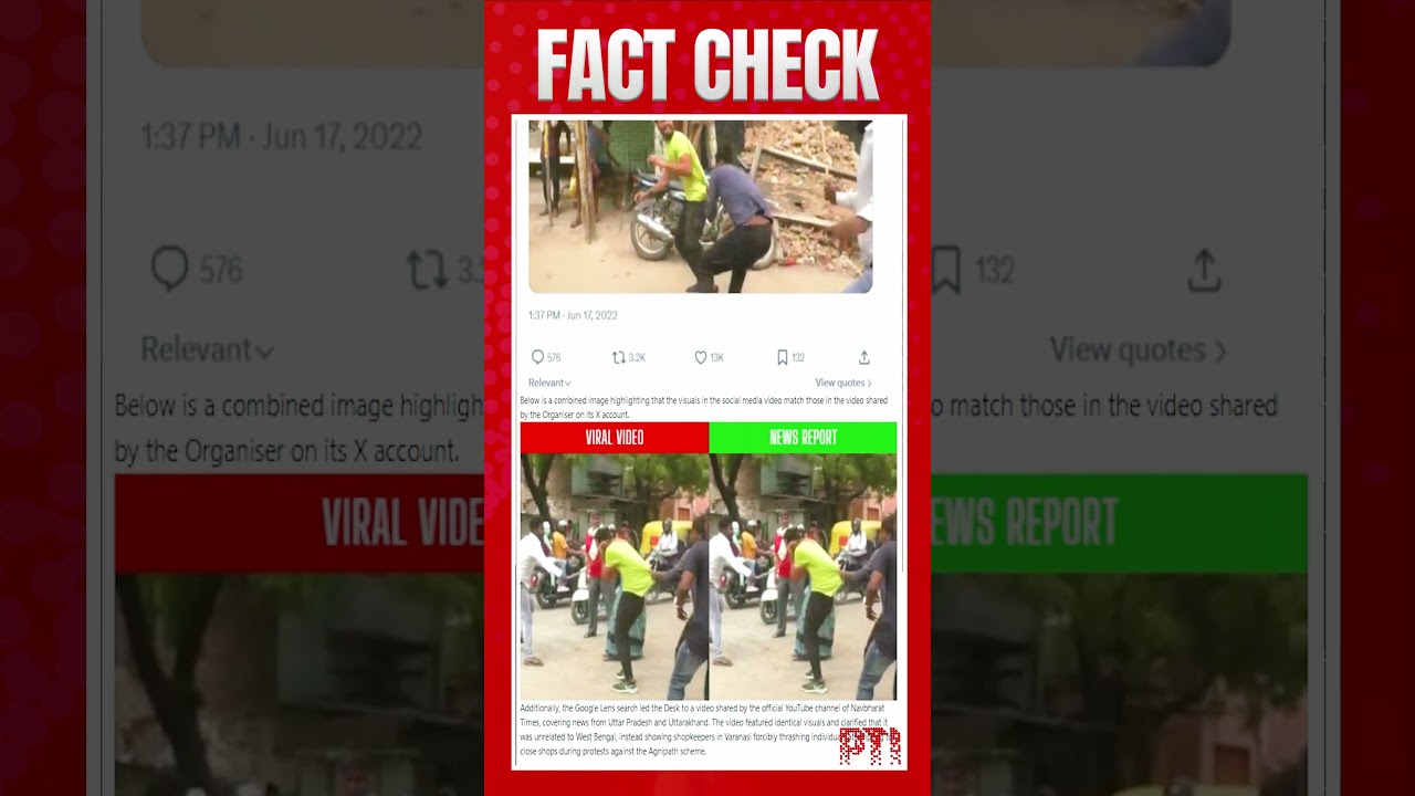 PTI Fact Check: Old Varanasi Clip Shared as Bengal Communal Attack Ahead of Polls