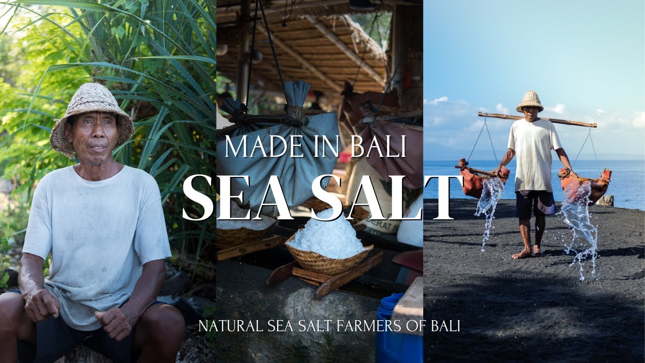 Bali Sea Salt - How is it Made? | Amazing Traditional Method of Salt Making | Made in Bali Episode 1