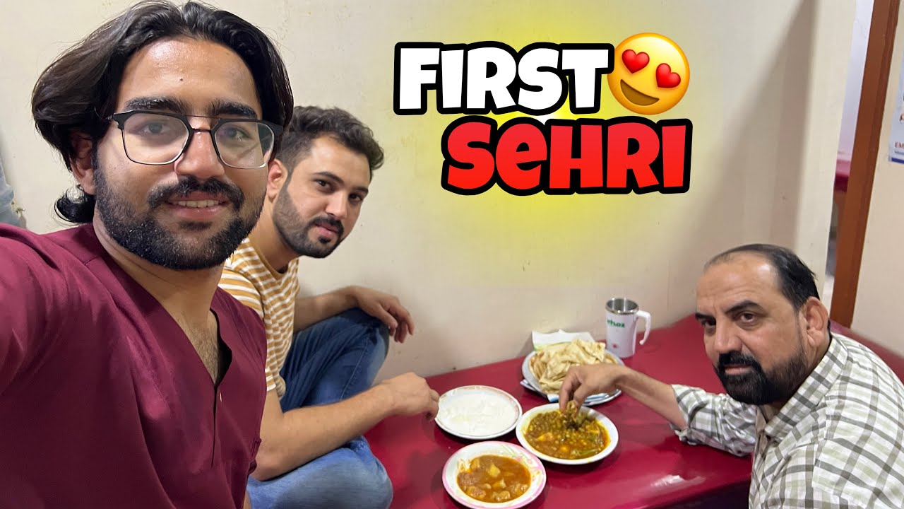 1st sehri of Ramadhan on duty in Hospital 🏥 | patient 2026 