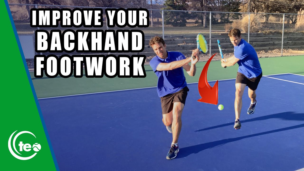 Improve Your Backhand Run Through Footwork I TENNIS LESSON