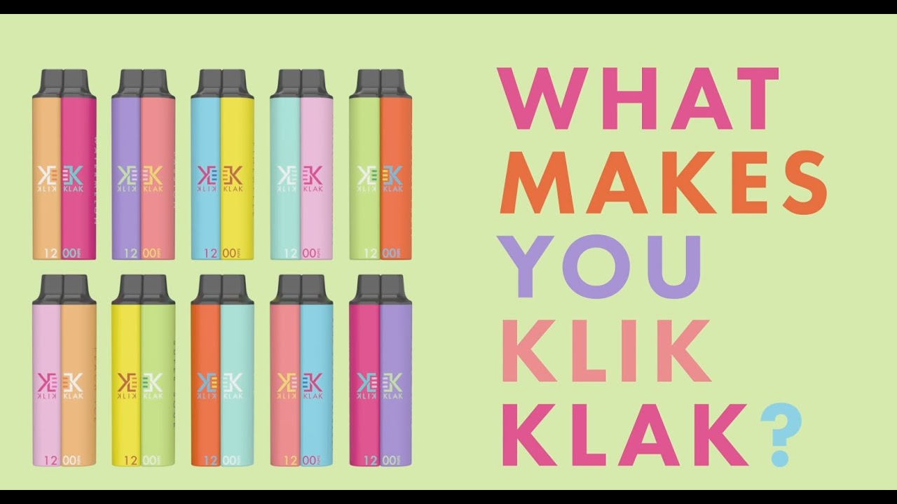 KlikKlak Disposable Vape Demo