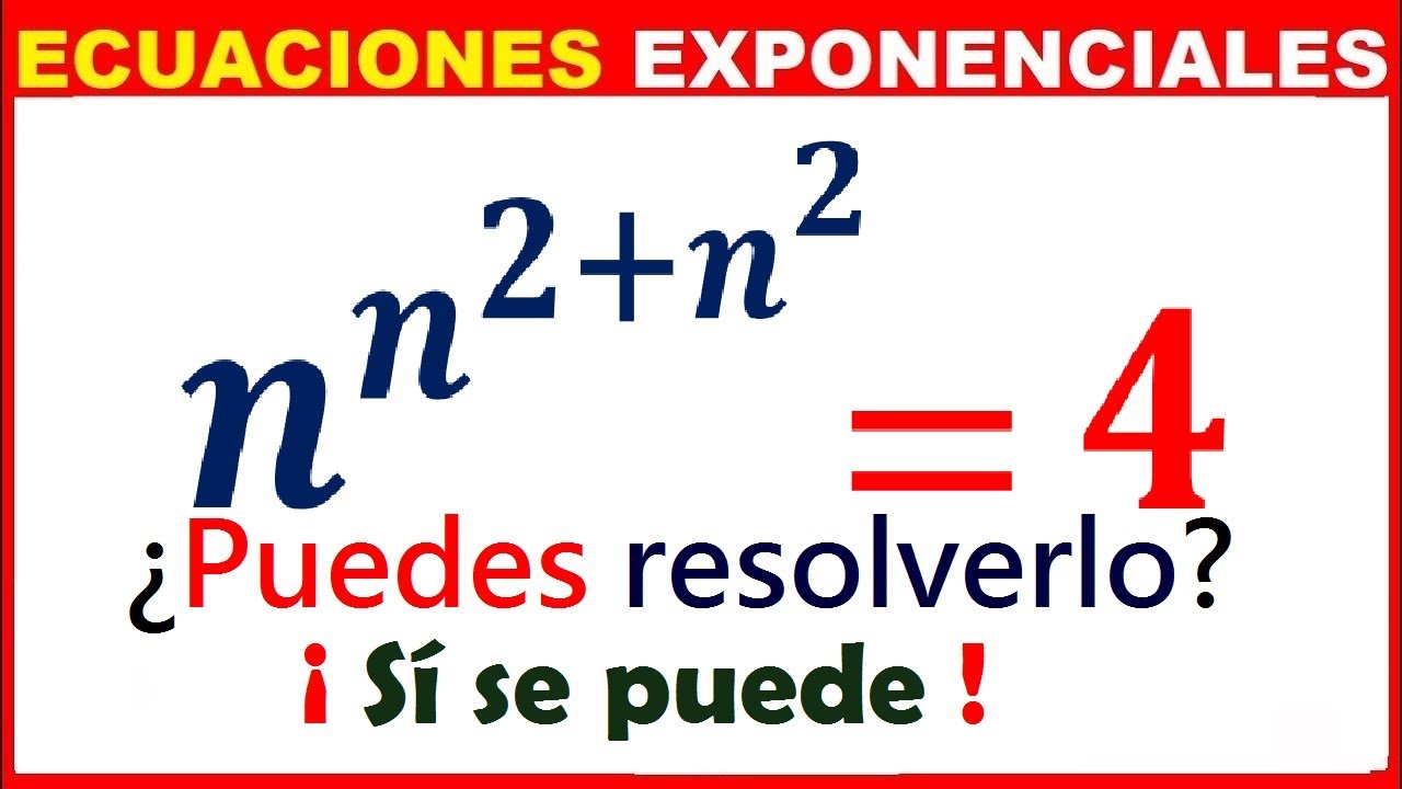 👉 Ecuaciones trascendentes ✔ ARTIFICIOS BÁSICOS