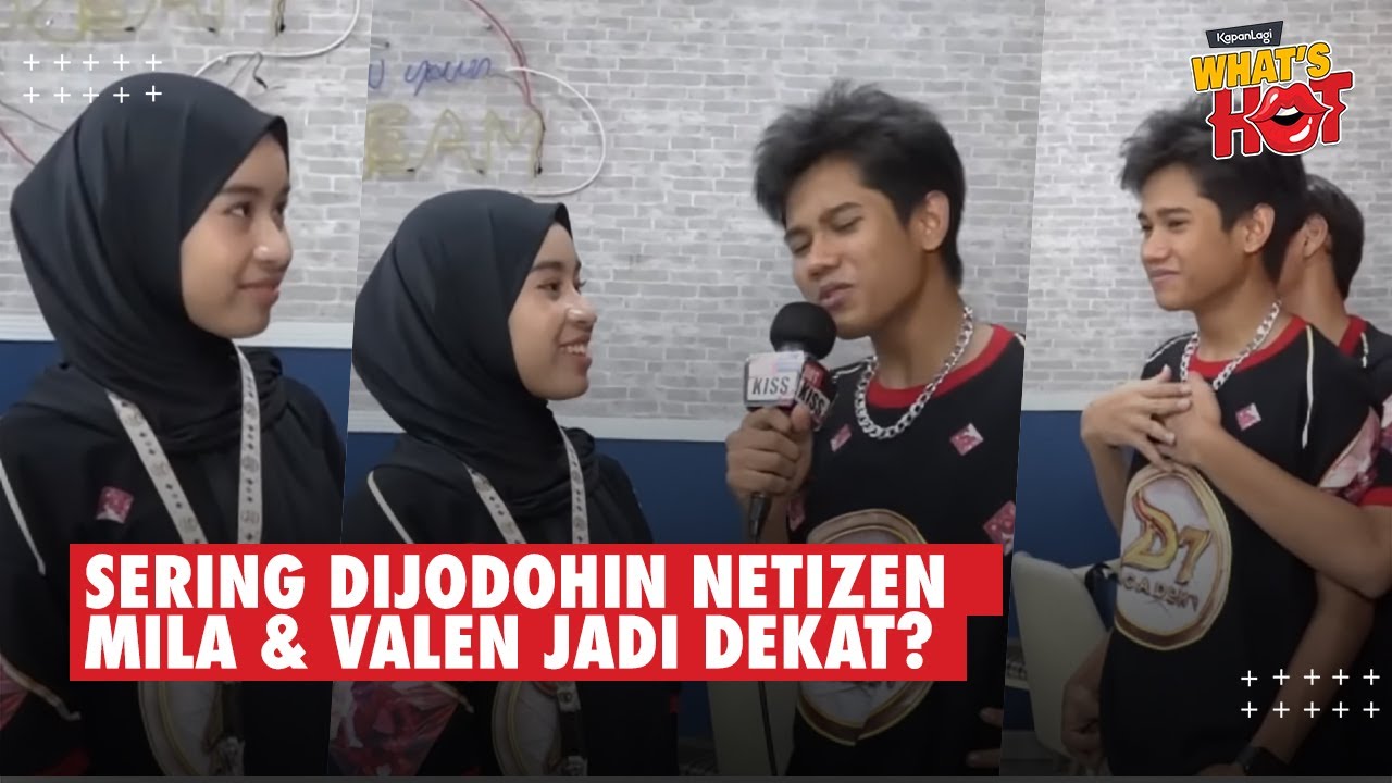 Sering Dijodohkan Oleh Netizen, Ini Tanggapan Valen & Mila D’Academy 7 #da7