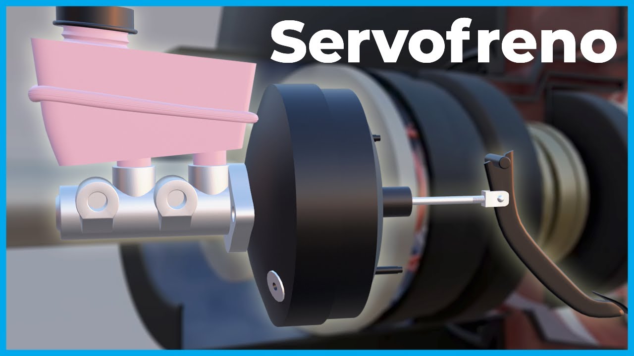 El sencillo pero ingenioso funcionamiento del Servofreno | Explicación en 3D