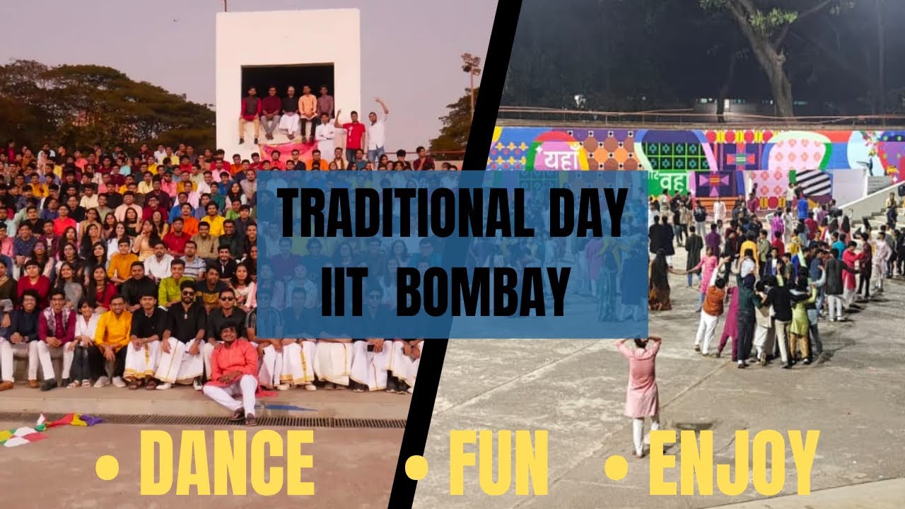 Traditional Day 2025 IIT Bombay Civil Branch | DJ Night,Dance,Enjoy| #iitbombaylife #iitlifevlog