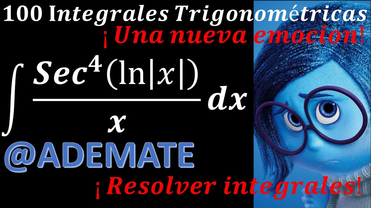 Integrales Trigonométricas |Integración Trigonométrica| ejercicio 7 | integral  ((sec^4(ln(x)))/x)dx