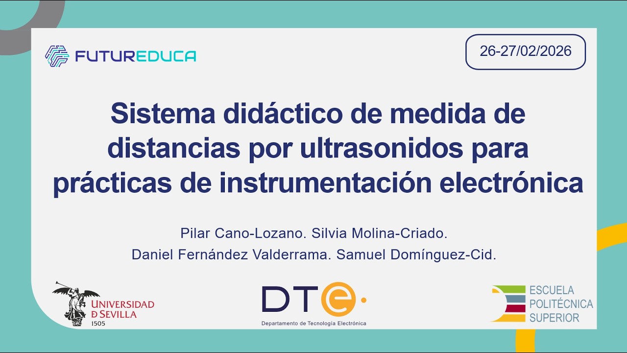 Sistema didáctico de medida de distancias por ultrasonidos para prácticas de instr. electrónica