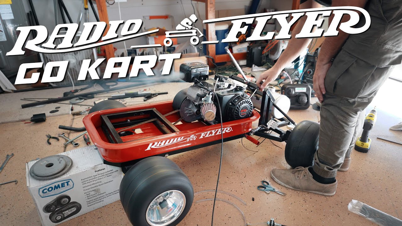 RADIO FLYER GO KART! (BUILD VIDEO)