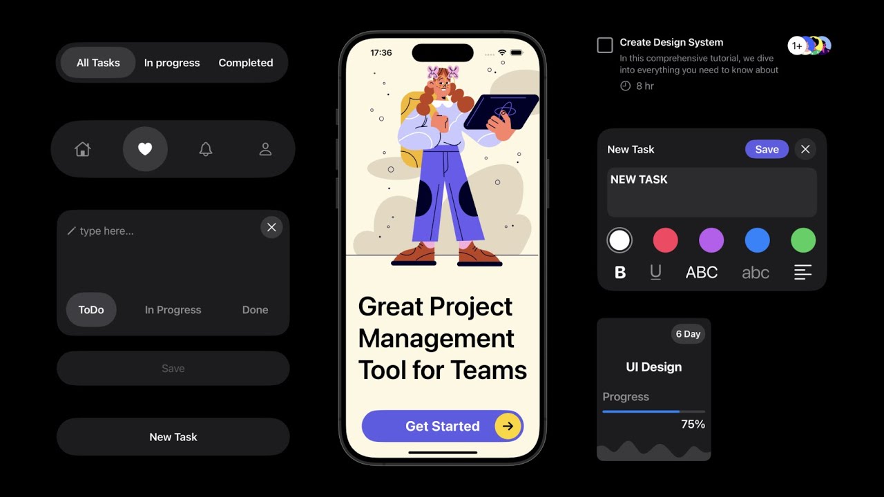 SwiftUI Task Manager Components