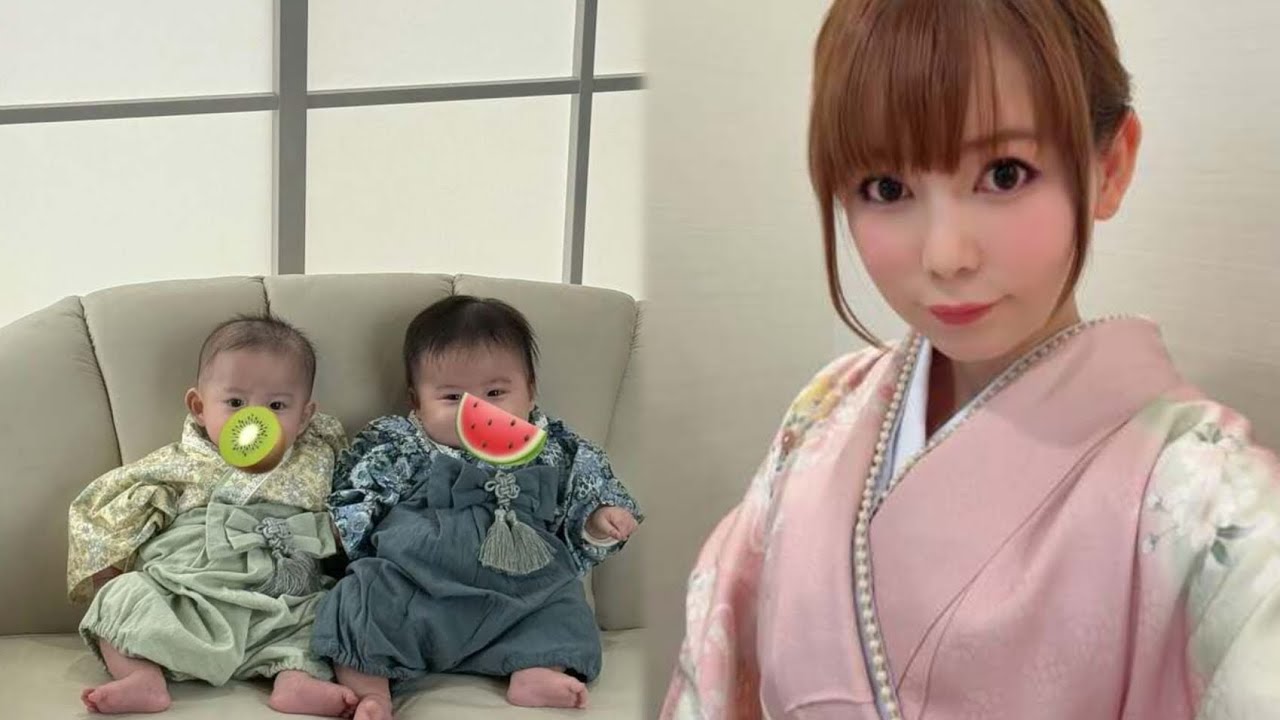 中川翔子 高級料亭で生後4ヶ月双子が巨大な魚を…弟と
