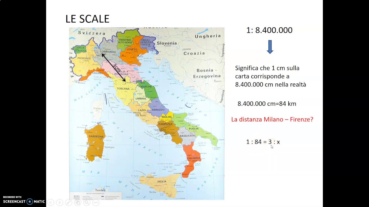 riduzione in scala