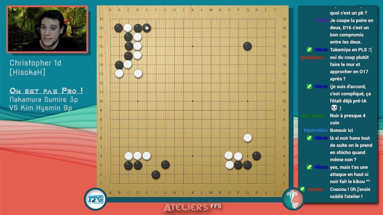 On n'est pas pro ! avec HisokaH - #4 - Nakamura Sumire 3p vs Kim Hyemin 9p