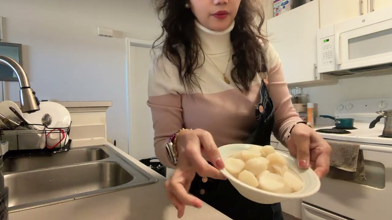 Cooking fishball 
